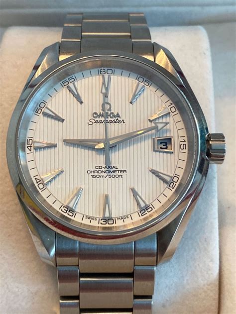 omega seamaster co axial chronometer 150m 500ft leather|omega seamaster chronometer price.